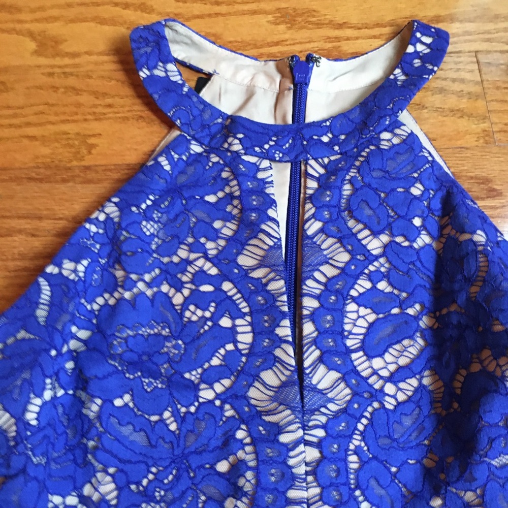 “HOST PICK” 🎉 NWT BCBGMAXIZRIA size  4 royal blue lace dress - Picture 4 of 8